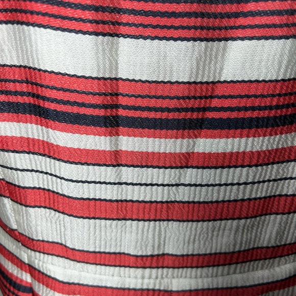 Ann Taylor Red and White Striped Mini Dress - Picture 5 of 8